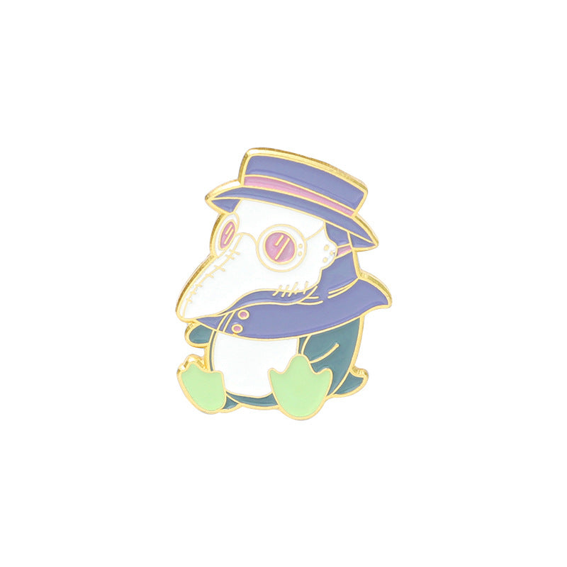 Cute Animal Brooch Badge | Alloy Cartoon Unisex 5 Styles