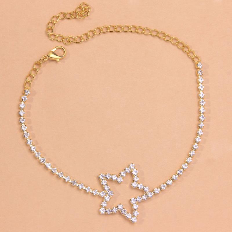 Star Anklet | Alloy Five-Pointed Star Beach Summer