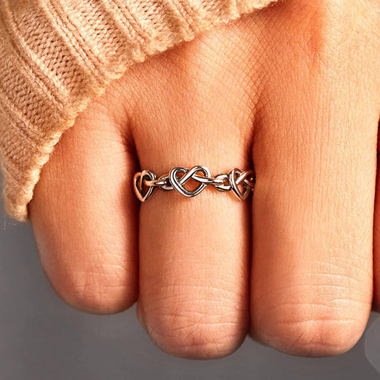 Heart Cross Ring for Women | Musical Note Copper