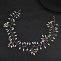 Horse Eye Rhinestone Chain Headband | Crystal Flower KC Gold Silver