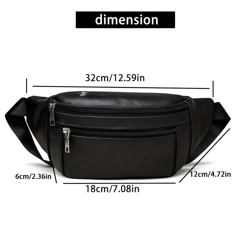 PU Leather Belt Phone Pouch for Men | Outdoor & Daily Use