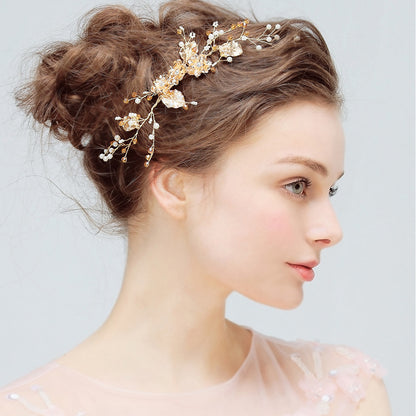 Crystal Diamond Bridal Hair Comb | Handmade Wedding Disc Insert