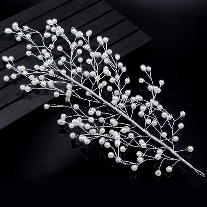 Pearl Leaf Bridal Hair Comb | Handmade Wedding Photography