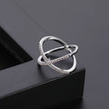 Micro Set Ring | Copper Unisex White Gold Rose Gold Sizes 6–10