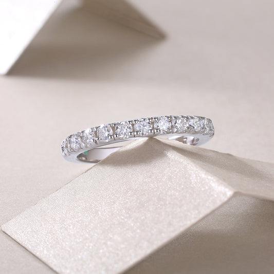 Parallel World Moissanite Ring Set | S925 Silver Gold Rose Gold