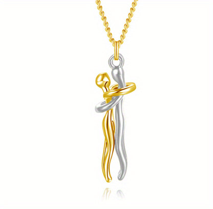 Love Hug Pendant Necklace | Unisex Collarbone Chain