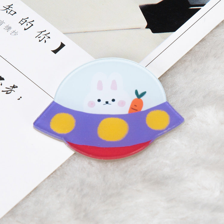Cartoon Acrylic Astronaut Brooch | Spaceman Badge Bag Pendant