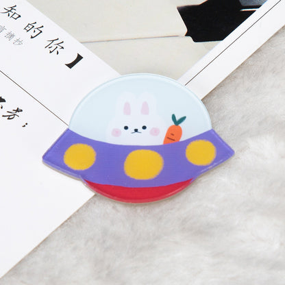 Cartoon Acrylic Astronaut Brooch | Spaceman Badge Bag Pendant