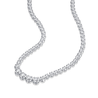 In The Name Of Light Moissanite Necklace | S925 Silver Platinum 40cm