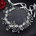 Bridal Wave Hair Hoop | Alloy Rhinestone Silver Gold