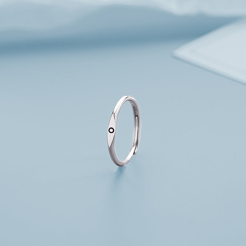 26 Letters Initial Ring | Copper Adjustable Women's Personalised