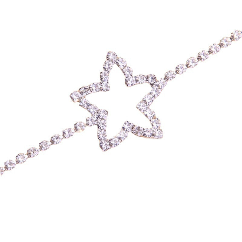 Star Anklet | Alloy Five-Pointed Star Beach Summer