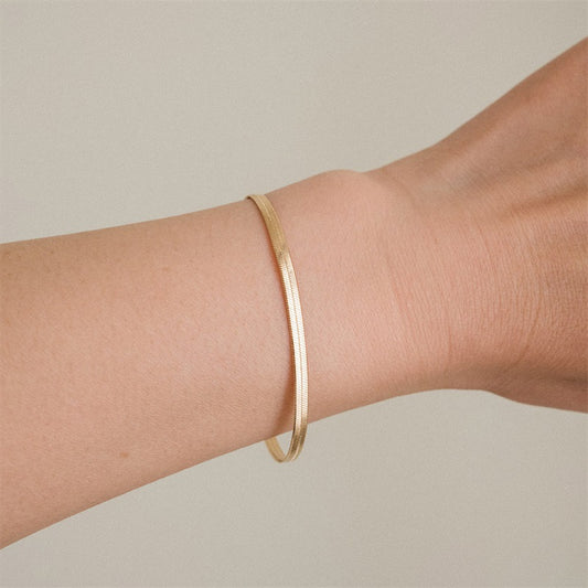 Gold Plated Stainless Steel Bracelet for Women