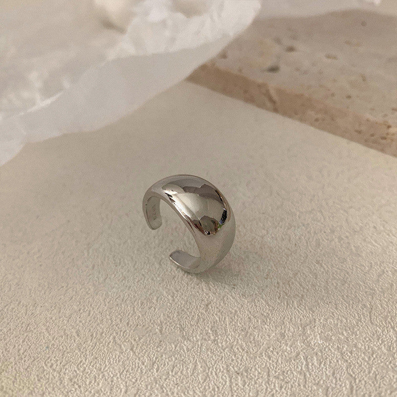 Vintage Chain Tail Ring | Copper Crown Design Adjustable Unisex