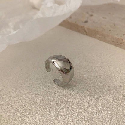 Vintage Chain Tail Ring | Copper Crown Design Adjustable Unisex