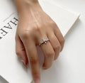 Cross Evil Eye Copper Ring | Adjustable Women's Party Jewellery