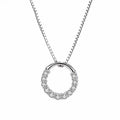 Sterling Silver Ring Pendant Necklace for Women