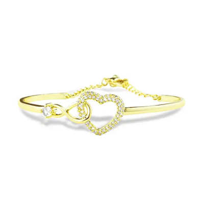Hollowed Heart Chain Bracelet in Copper | Affordable Luxury Design