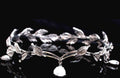 Rhinestone Eyebrow Pendant | Alloy Full Diamond Bridal Face Chain