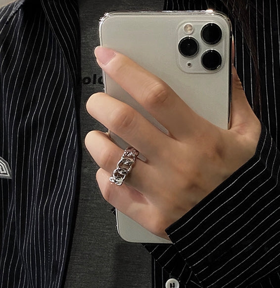 Chain Detail Ring for Women | Unique Link Design