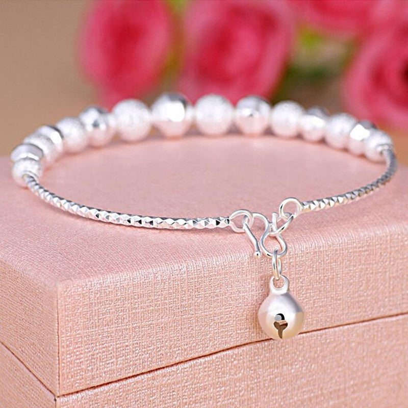 Copper Bell Bead Bracelet | Adjustable Open Design