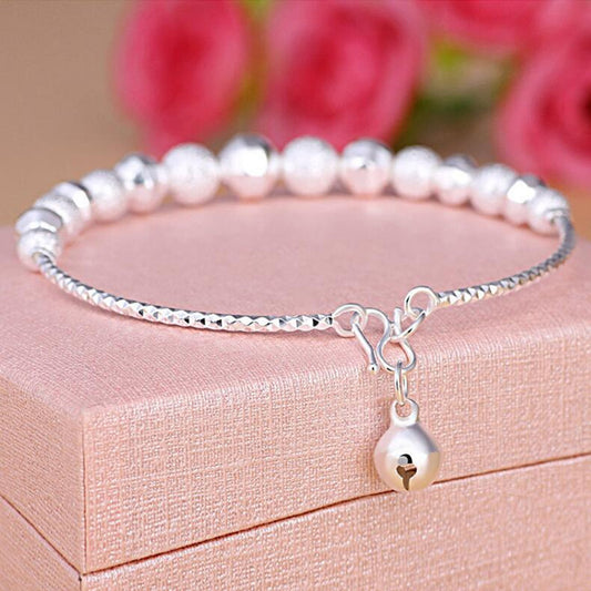 Copper Bell Bead Bracelet | Adjustable Open Design
