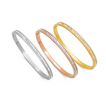 Starry Sky Diamond-Embedded Titanium Steel Bracelet