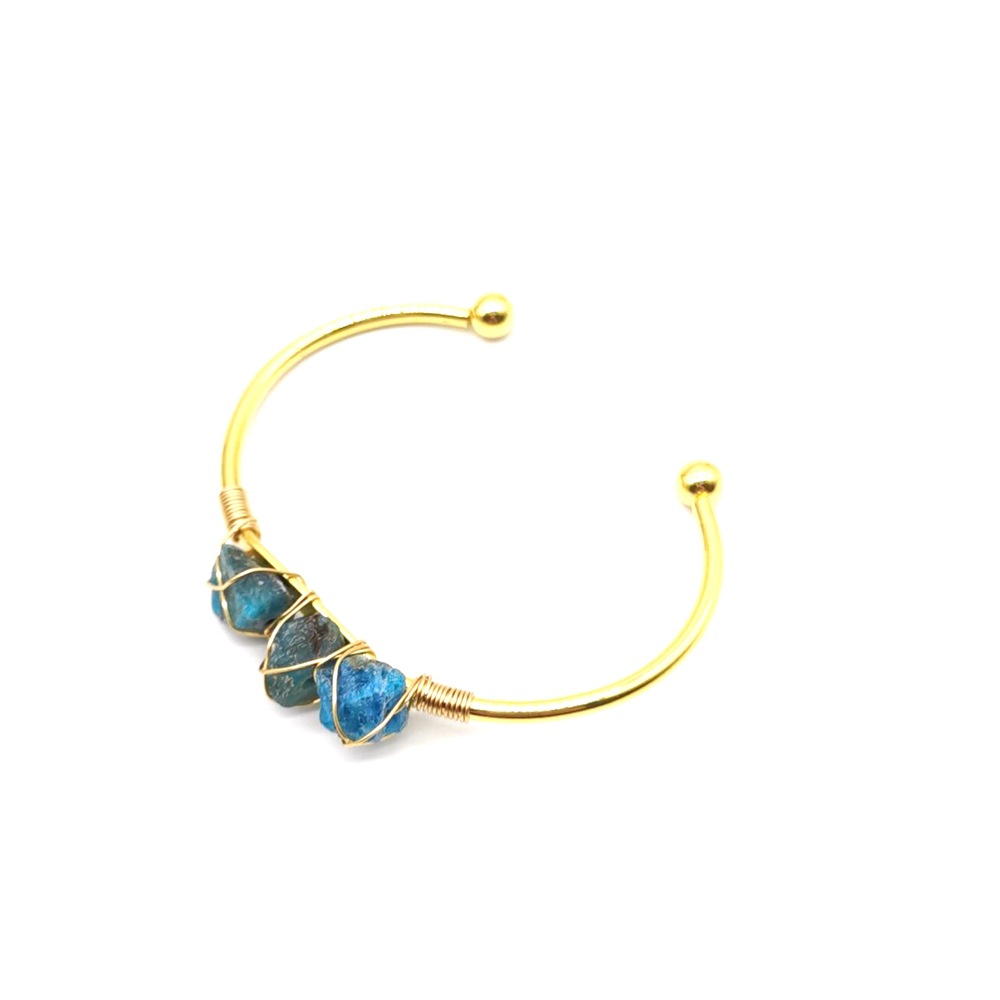 Natural Raw Gemstone Crystal Handmade Braided Bracelet