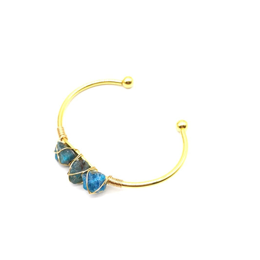 Natural Raw Gemstone Crystal Handmade Braided Bracelet