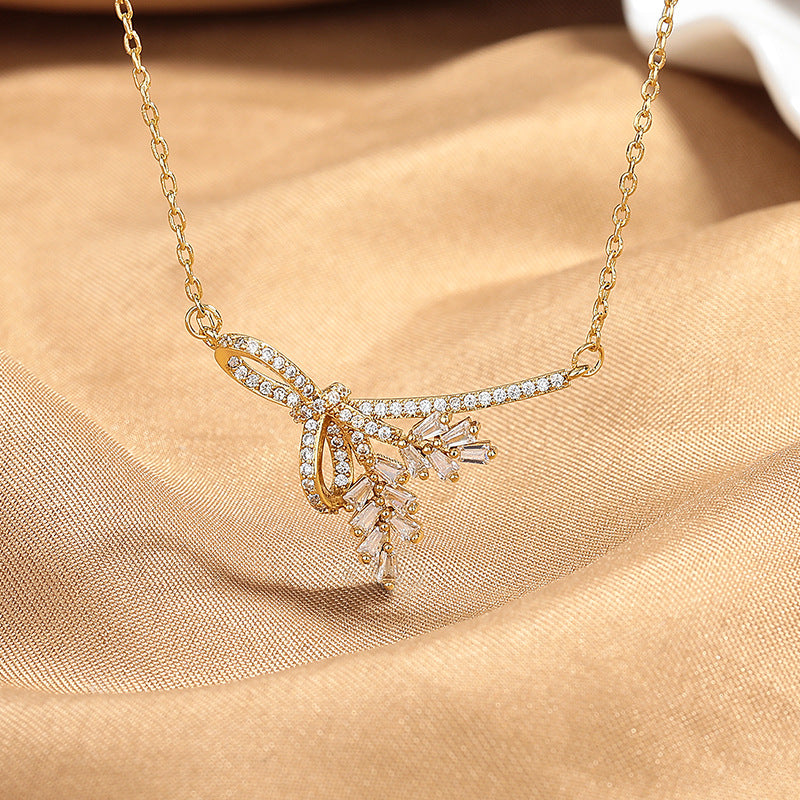 Wheat Tassel Pendant Necklace for Women | Design-Forward Style