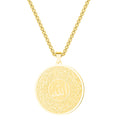 Men's Calligraphy Script Pendant Necklace
