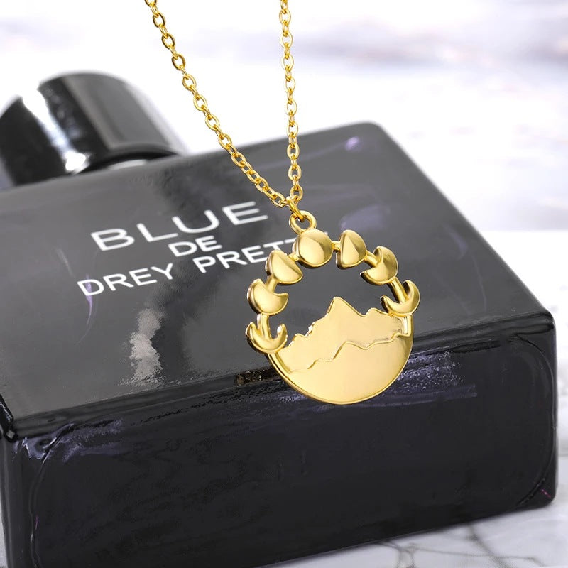 Moon Pendant Necklace for Women | Celestial Design