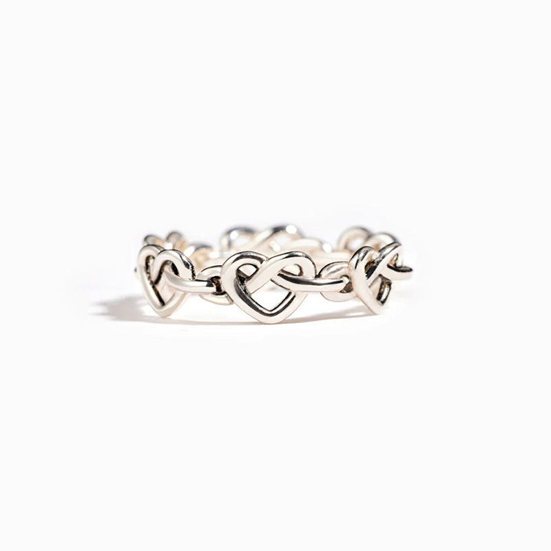 Heart Cross Ring for Women | Musical Note Copper