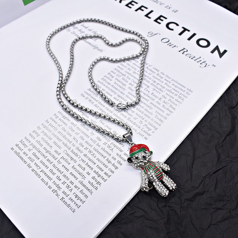 Bear Pendant Necklace for Women