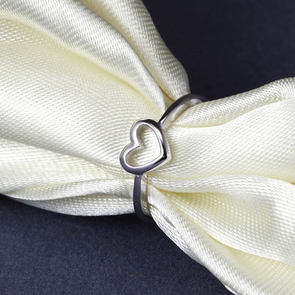 Heart Ring for Women | Silver and Rose Gold