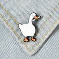 Big Goose Brooch | Alloy Electroplated Geometric Game-Inspired