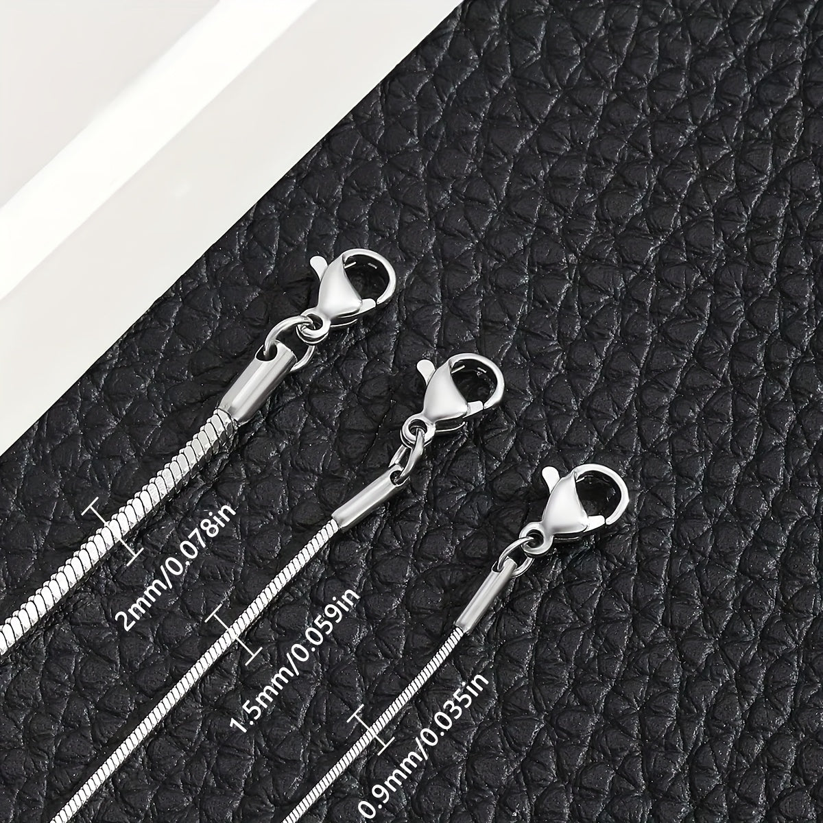 Men's Stainless Steel Round Snake Bracelet