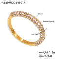 Strovlin 18K gold and PVD titanium steel unisex pearl ring, featuring a sleek design with a lustrous pearl centerpiece.