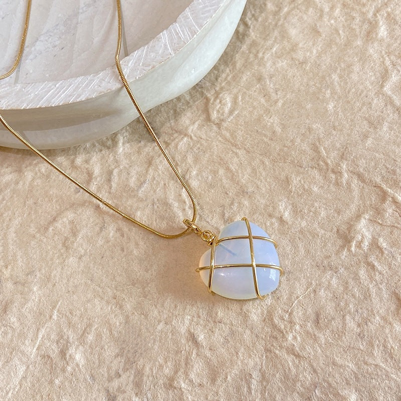 Moonstone Pendant Necklace for Girls and Women