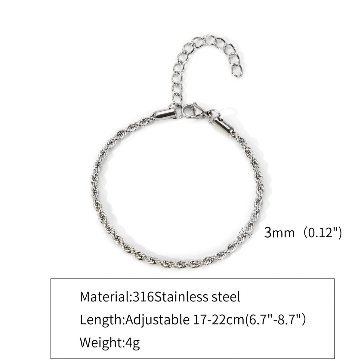 Stainless Steel 18K Cuban Chain Bracelet | Hemp Flower Design