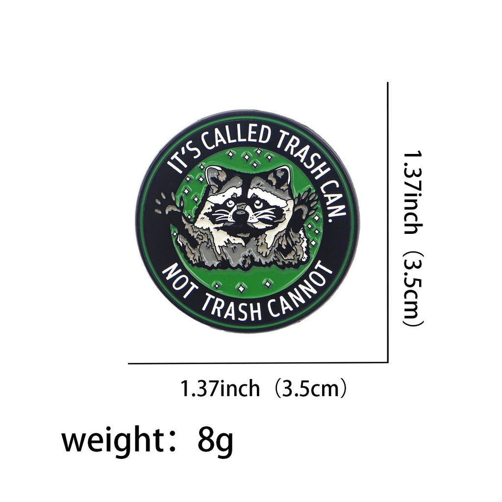 Animal Brooch | Zinc Alloy Dog Raccoon Shrimp Goose Frog