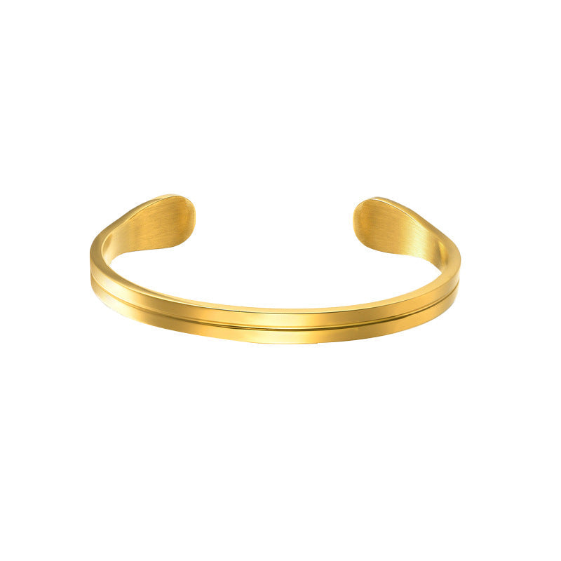 Titanium Steel Fashion Bracelet for Men and Women