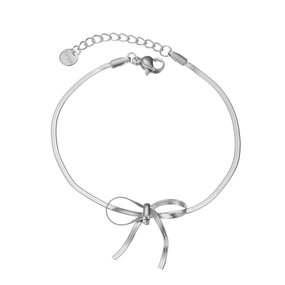 Strovlin 18K gold plated blade chain stainless steel necklace for women, featuring sleek, modern design and polished finish.