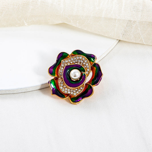 Bee Butterfly Diamond Brooch | Alloy Korean Gem Inlay Unisex