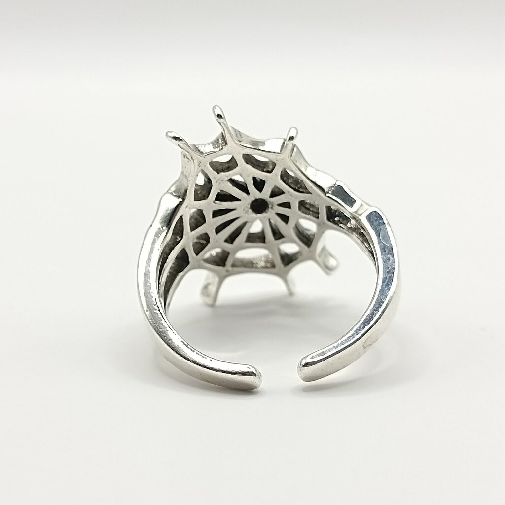 Spider Web Open Ring | Retro Hollow Copper Unisex