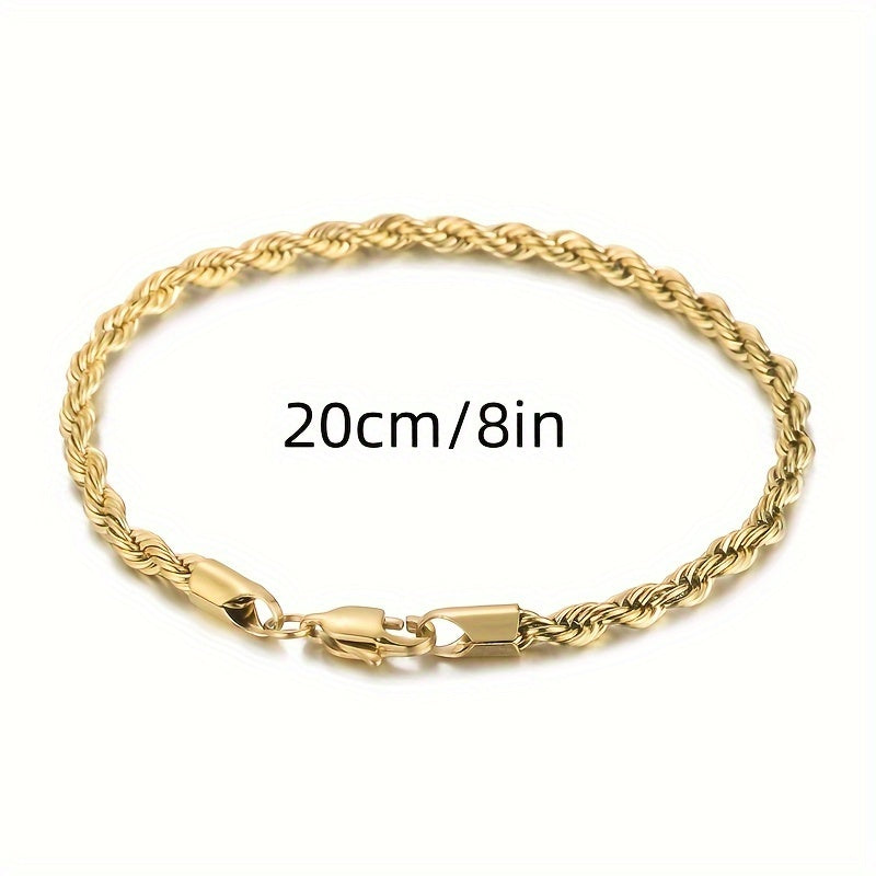 Luxury Woven Hip-Hop Bracelet for Men | Braided Party & Festival Wear