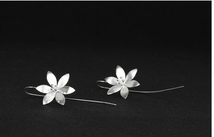 Lotus Stud Earrings | 925 Silver Korean Style Floral