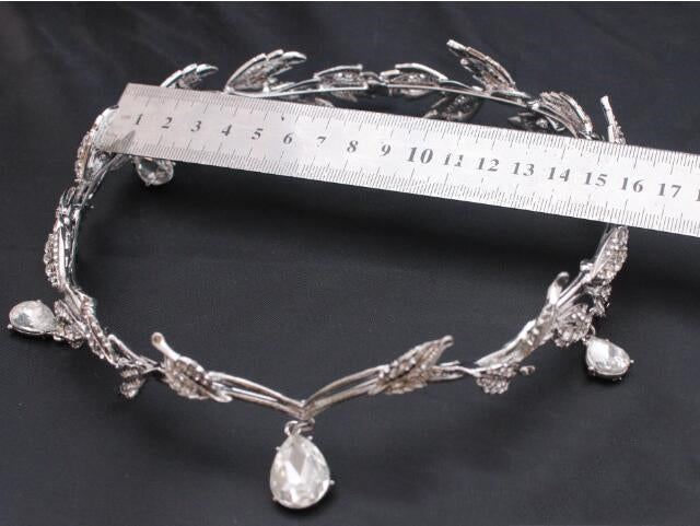 Rhinestone Eyebrow Pendant | Alloy Full Diamond Bridal Face Chain