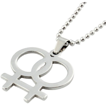 LGBT Pride Pendant Necklace in Titanium Steel | Unisex