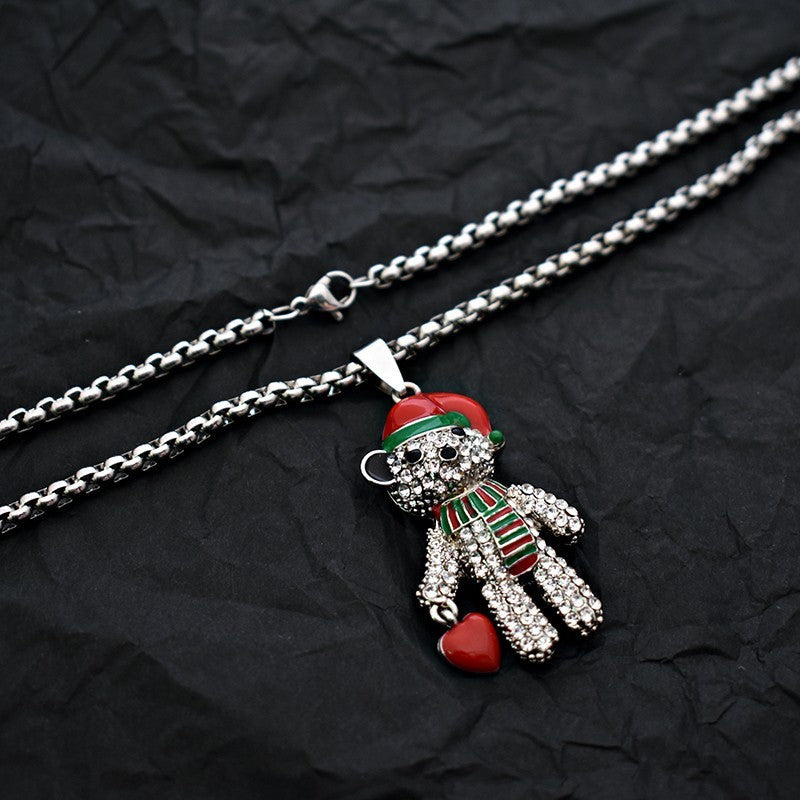 Bear Pendant Necklace for Women